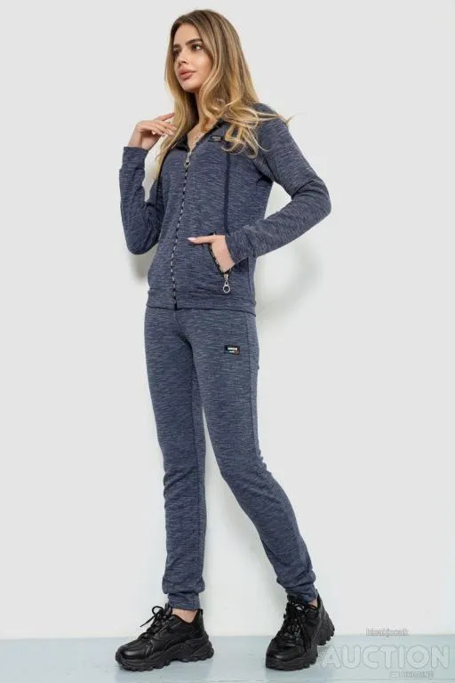 Спорт костюм женский, цвет темно-синий, 244R0001-1 З аукціону