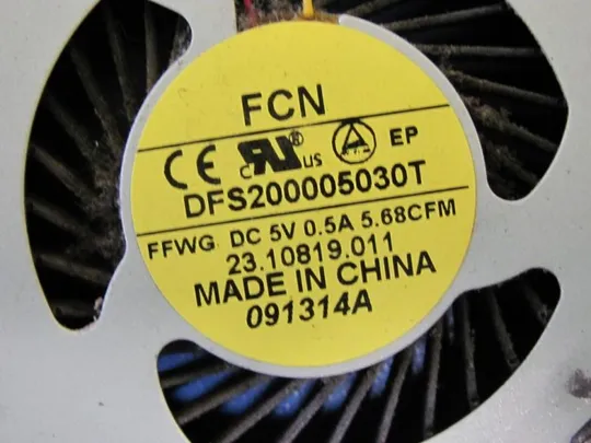 №115-30 система охолодження DFS200005030T для DELL INSPIRON 15 7000 оригінал З аукціону