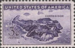 фото, США (USA) 1938 г. КОРРЕХИДОР - ОСТРОВ НА ФИЛИППИНАХ. ИДЕАЛЬНАЯ. МАРКА С КЛЕЕМ.