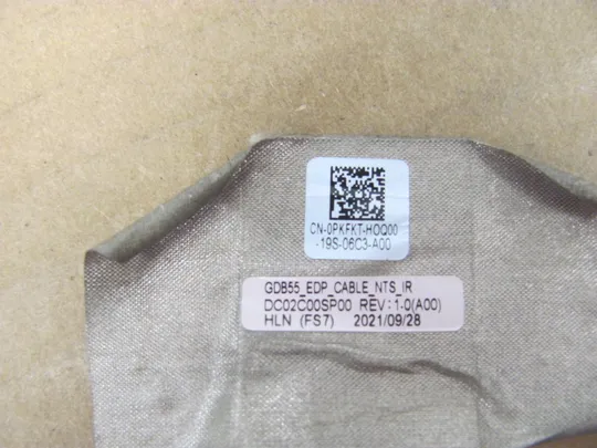 номер0973-7 шлейф Шлейф матриці для ноутбука Шлейф дисплея Шлейф підключення дисплея Шлейф екрана Laptop matrix cable 30PIN 0PKFKT DC02C00SP00 для  Dell Precision  7550 7750 7560 оригінал Недорого