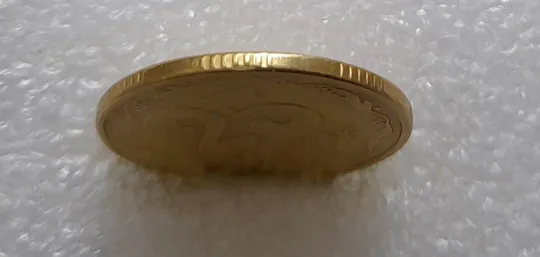 (3451) 25 копійок 1994 1БВк брак гуртильного кільця (2 різні варіанти) - 2 монети (25 копеек 1994) Продаж