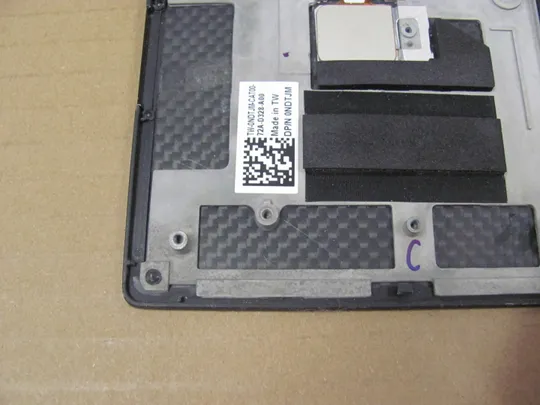 753-48  Кришка панель палмрест 0NDTJM AQ1QS000240 для Dell XPS 13 9365 x360 оригінал Недорого
