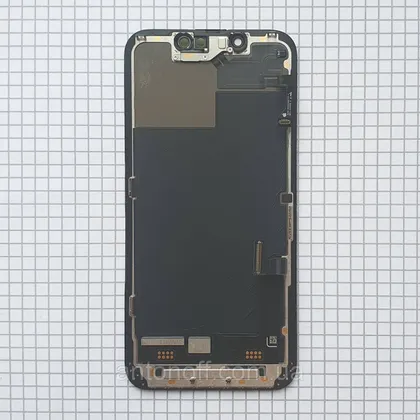 фото, LCD дисплейний модуль Apple iPhone 13 mini A2628 з рамкою та шлейфом оригінал з розборки