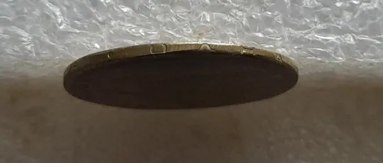 (6917) 1 гривня 2006 РУКОБЛУД (зішліфована монета) - витвір невідомого рукоблудника Інтернет-аукціон