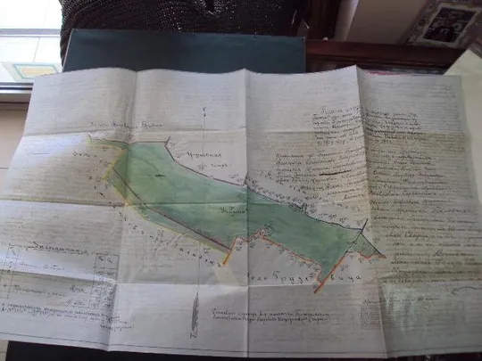 План земельного участка село Грузевица 1911 год Ціна