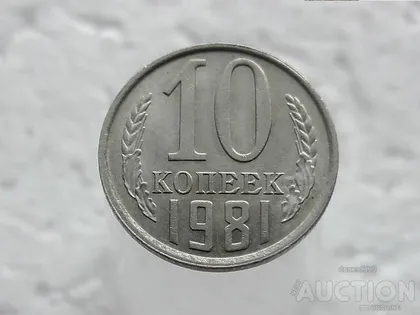 фото, 10 копійок 1981 рік СССР (37)