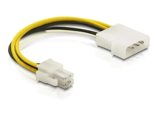 Кабель живлення внутрішній ATX(EPS) 4p-MoleX M/M Delock(70.06.5611) 0.30m прямий P4 Ціна