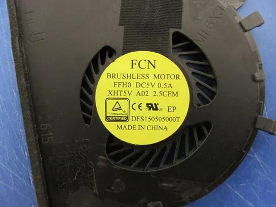 №245-25 Вентилятор (кулер, FAN) 0XHT5V DC28000F2F0 для Dell XPS 13 9350 9343 9350 9360 оригінал Продаж