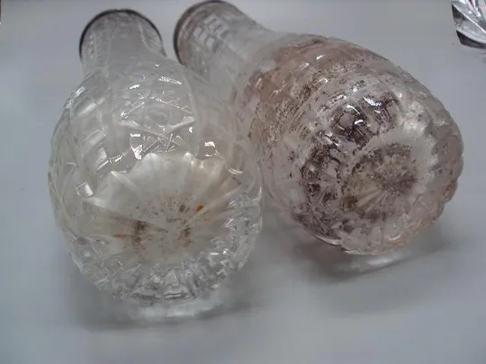 Ваза хрусталь мнц ссср лот 2 шт высота 28,5 см и 28,9 см №13296 Де купити