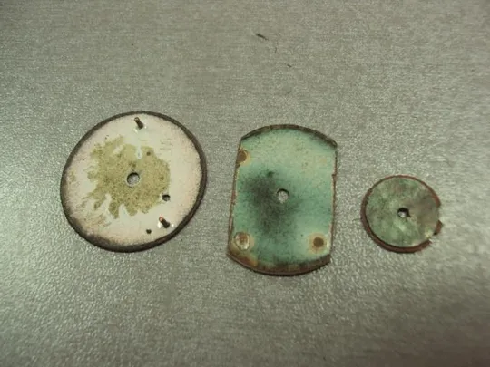 часы наручные циферблат фарфоровый лот 3 шт Де купити