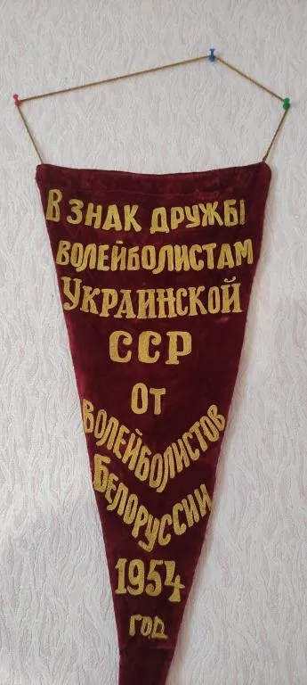 Купити Вымпел 1954 года СССР бархат  pg841