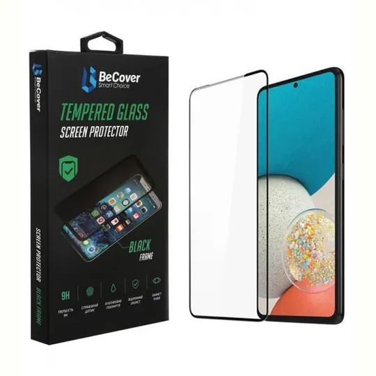 Защитное стекло BeCover для Samsung Galaxy A53 SM-A536 Black (707322) Ціна