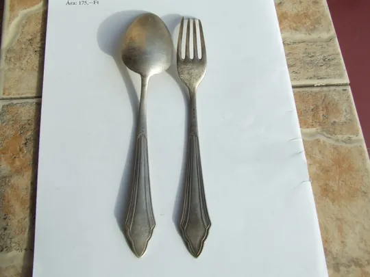 Купити Ложка веделка посріблення вага 130 гр. Германія ВМФ-90 роз.-21 см. 1920-40 рр..