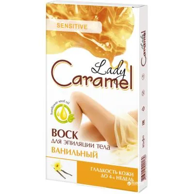 Восковые полоски Caramel Ванильные для тела 16 шт. (4823015920219) Ціна