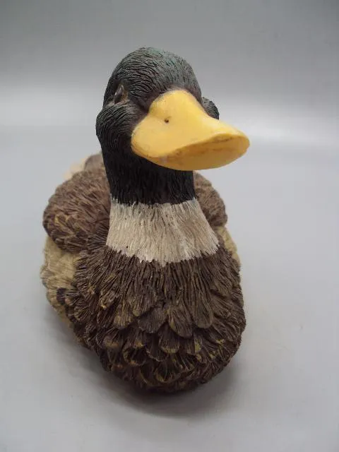 Фигура пластик утка статуэтка уточка селезень высота 11,5 см, длина 19 см №51 Характеристики