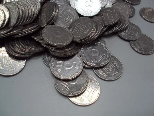монета украина 5 копеек 2014 лот 331 шт №15037А Продаж
