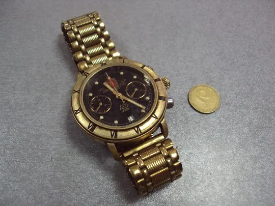 часы наручные циферблат механизм полет 125 лет николай 2 №223 Ціна