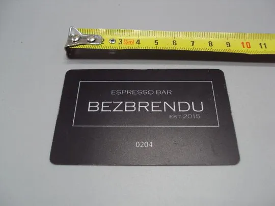 пластиковая карточка bezbrendu №14816 Ціна