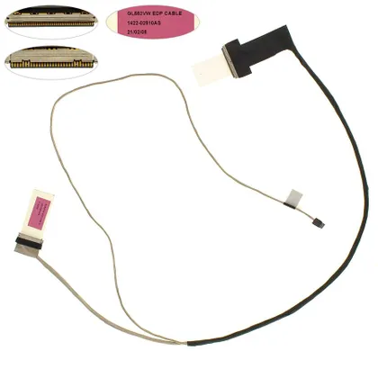 фото, Шлейф матрицы для ноутбука ASUS (GL552VW/jx/j/v/vl ZX50J/JX/VW/VX 40pin,30pin), (1422-02820as)