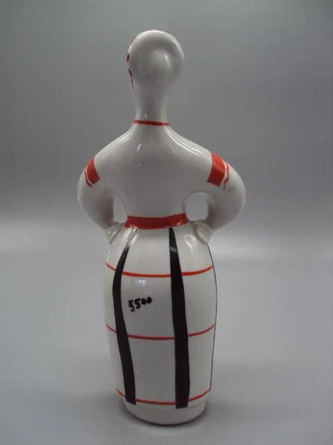 Фигура фарфор статуэтка Киев руки в боки девушка Гандзя из серии Тетки Рапай высота 22,2 см №13879 Характеристики