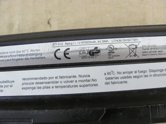 Оригінал АКБ, Акумуляторна батарея BTY-S14 11.1V для MSI A6500 CR41 CR61 CR650 CR70 CX41 CX61 CX650 CX70 FR400 FR600 FR610 FR620 FR700 FR720 FX400 FX420 FX600 FX600MX FX603 FX610 X610MX FX620 FX620DX FX700 FX720 GE60 GE60H E620 GE620DX GE70 GE70H GP60 GP7 Продаж