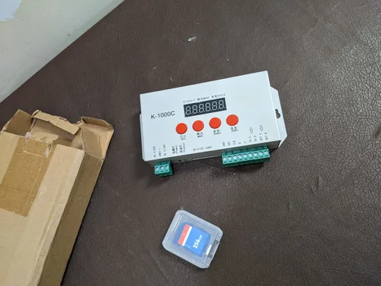 Купити Контролер для створення ефектів до керованих світлодів RGB K-1000C (з підтримкою DMX 512, WS2811, 2812B,2813,2815,2818 SD-карта)
