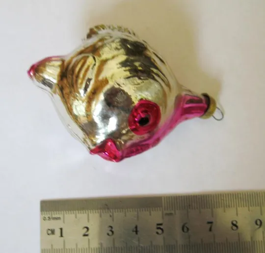 Купити ЗОЛОТА РИБКА - ЗОЛОТАЯ РЫБКА = ЯЛИНКОВА ІГРАШКА - ЕЛОЧНАЯ ИГРУШКА = СРСР - СССР