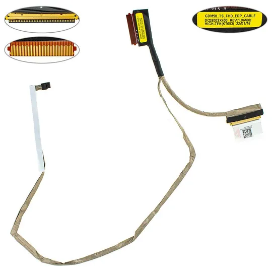 Шлейф матриці для ноутбука Dell (Inspiron: 15-3511, 3515) 40pin LED (DC02003X400) Ціна
