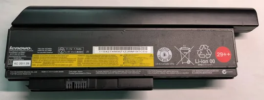 Батарея Lenovo X220 (42T4940, 42T4868, 29++) б/в Ціна