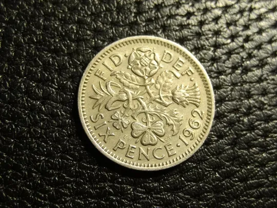6 пенсів 1962 Британія Ціна