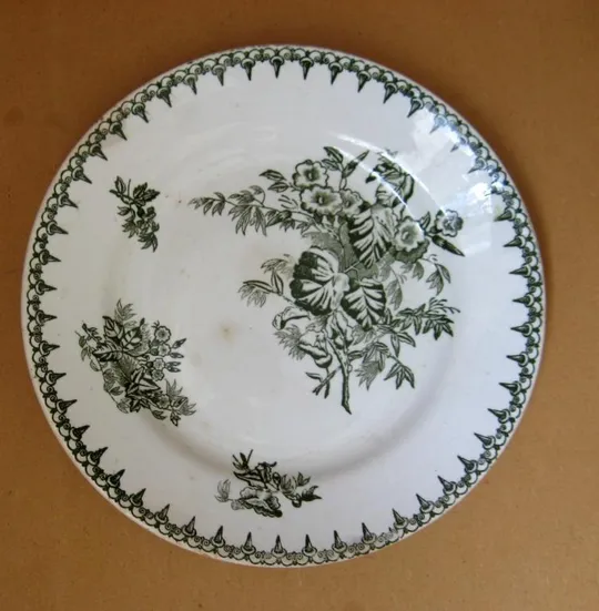 ТАРЕЛКА = Дмитровский фарфоровый завод - ВЕРБИЛКИ = ЛЕВ - экспортное клеймо 1927 - 1937 гг. Ціна