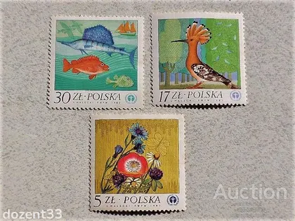 фото, Серія поштових марок Польща 1982 рік