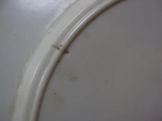 Настенная тарелка пластик портрет военного винтаж Тбилиси пластмасс диаметр 20 см №10771 Недорого