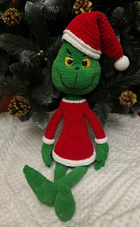 Купити Вʼязана іграшка Грінч