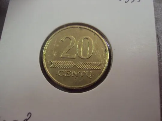 монета литва 20 центов 1997 №8204 З аукціону
