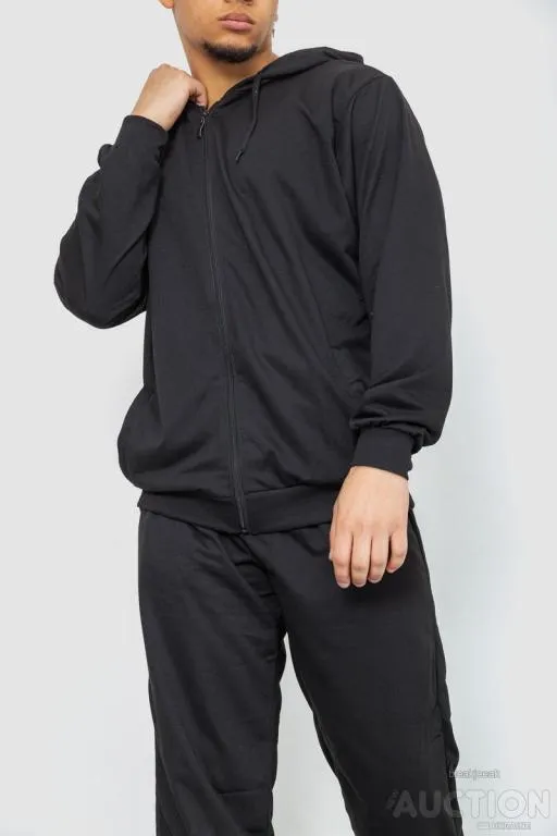 Купити Спорт костюм мужской, цвет черный, 244R9111