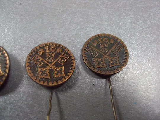 знак  рига ключи круглый лот 4 шт №1485 Продаж