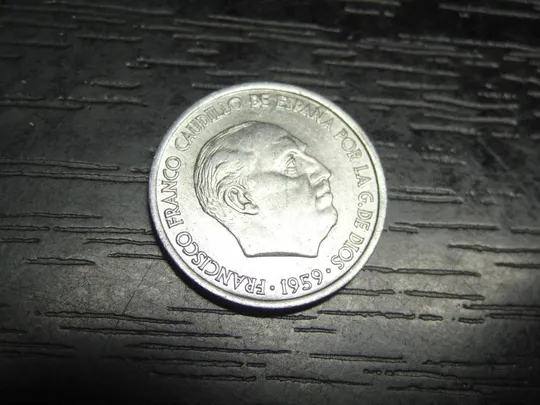 Купити 10 сентимів Іспанія 1959