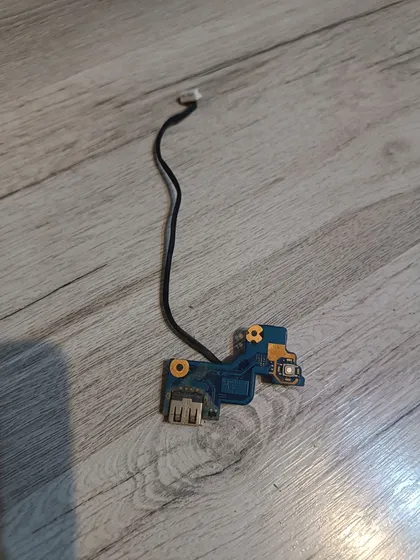 фото, Плата з кнопкою включення та USB + шлейф для ноутбука Samsung RV509, RV510, RV511, RV513, RV515, RV518, RV520