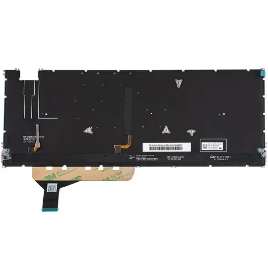 Клавіатура для ноутбука ASUS (UM3402 series), rus, black, без кадру, підсвічування клавіш Ціна