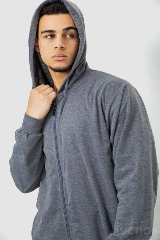 Спорт костюм мужской, цвет серый, 244R9111 Інтернет-аукціон