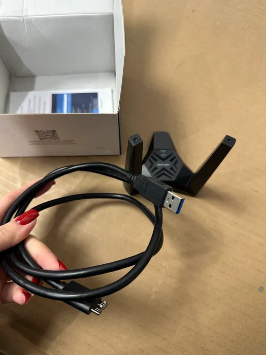 Бездротовий адаптер Wavlink AC1300 Wireless Dual Band USB 3.0 Adapter (9) Недорого