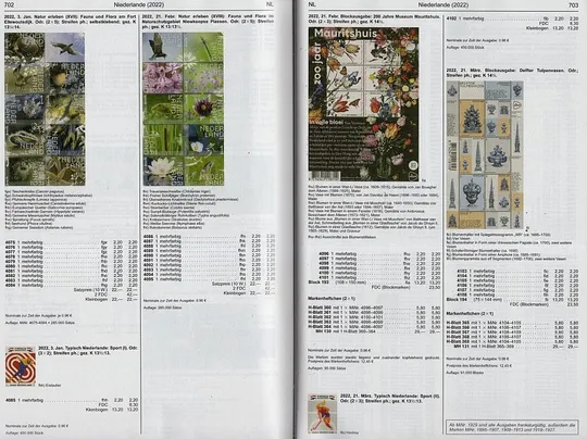 2023 - Michel - Benelux / Каталог почтовых марок Бенилюкс - *.pdf Продаж