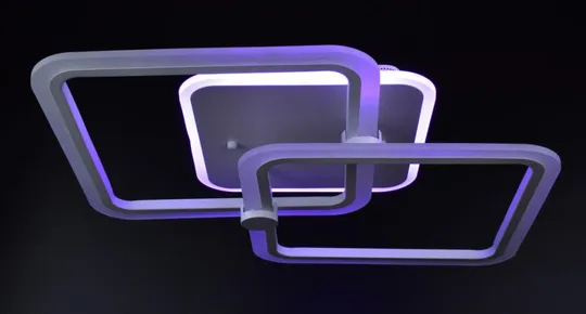 Люстра потолочная LED с пультом A2503/2-RGB-wh Белый 10х41х63 см. Характеристики