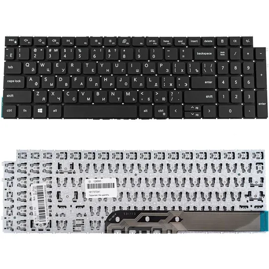 Клавиатура для ноутбука DELL (Vostro: 3510, 3520) рус, черный, без фрейму Ціна