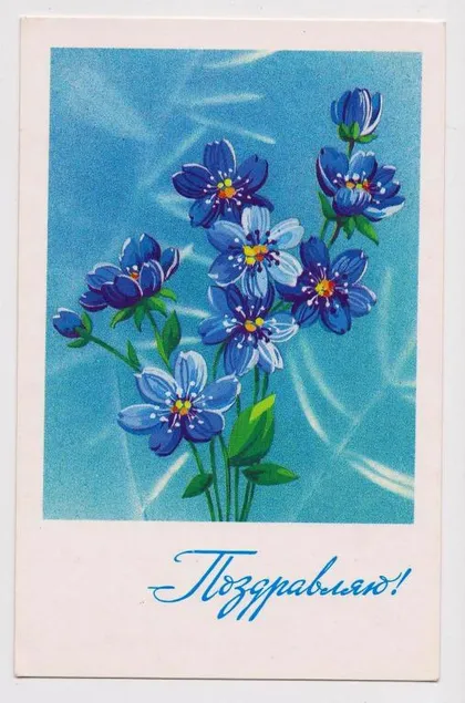 фото, ПОЗДРАВЛЯЮ = 1988 г. = КАНИЩЕВА = чистая #