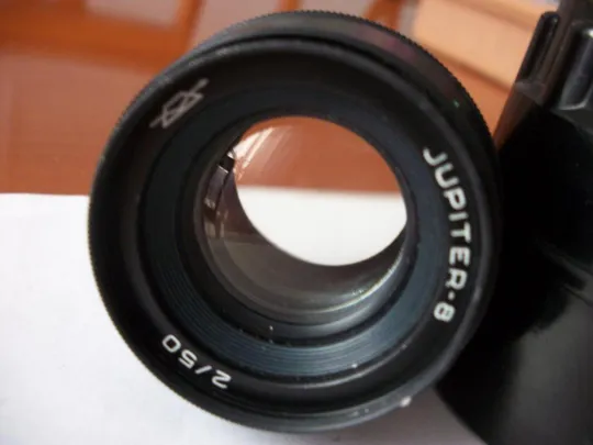 Объектив Юпитер-8, М-39, черный, Made in USSR, No-7474433, футляр, светофильтр, крышка, чистые линзы Продаж