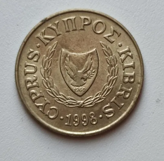 Купити 20 центов 1998 года монета Кипра портрет Зенона оригинал vs365