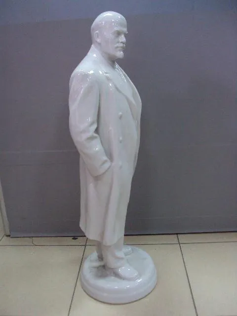 Фигура фарфор статуэтка Городница Ленин в полный рост большой высота 65,5-66 см №13713 Продаж