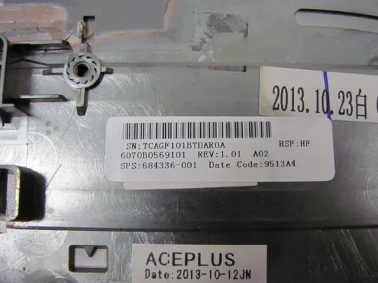 653-2 панель палмрест та тачпад 6070B0569101 684336-001 для HP PROBOOK 6470B  оригінал Торговий майданчик